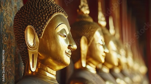 Wat Pho (Temple of the Reclining Buddha) in Bangkok. photo