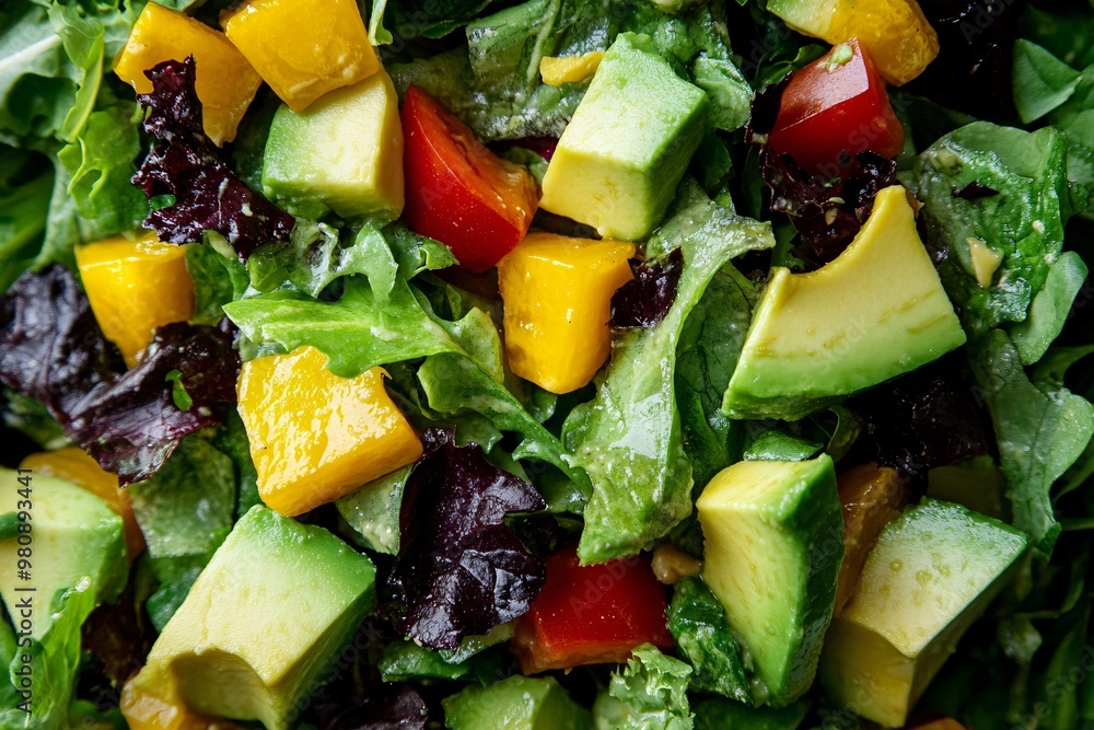 Fresh Avocado Mango Tomato Salad Fresh Avocado Mango Tomato Salad