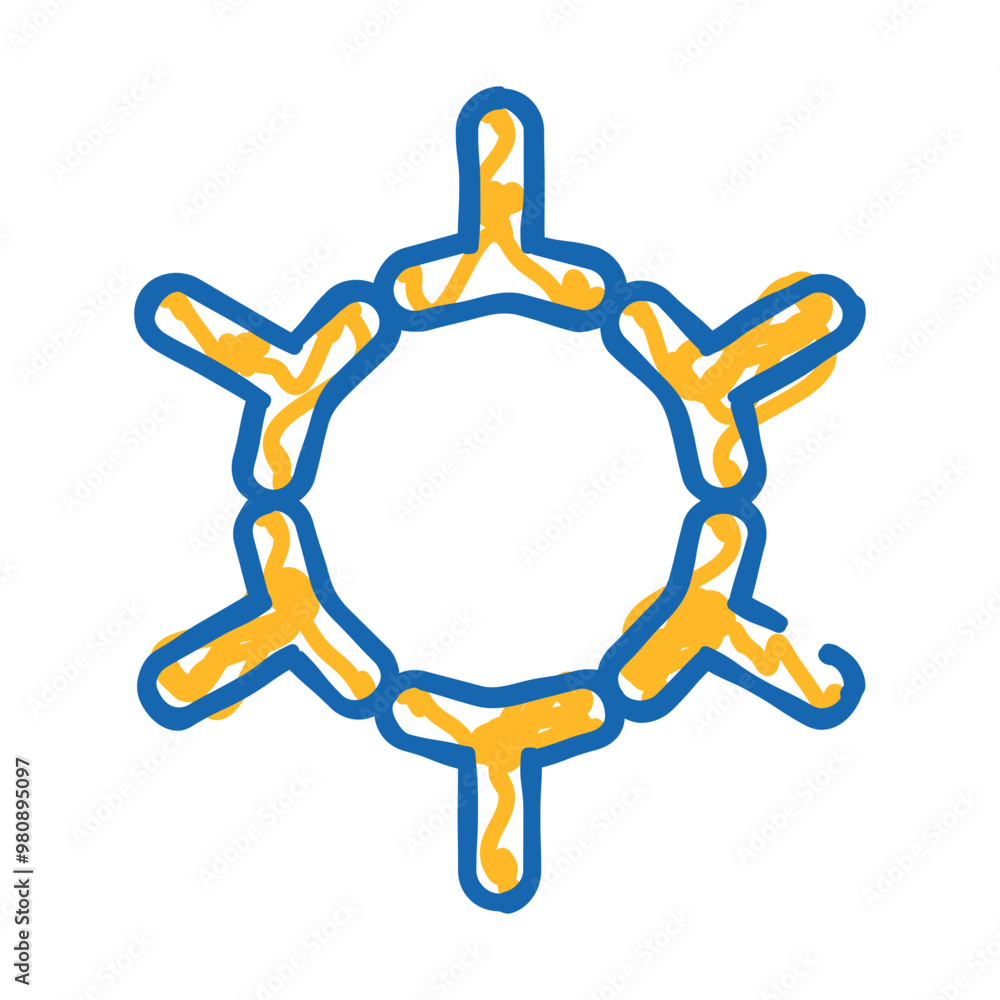 varicella zoster virus doodle icon sketch vector. varicella zoster virus sign. isolated symbol illustration varicella zoster virus doodle icon sketch vector. varicella zoster virus sign. isolated symbol illustration