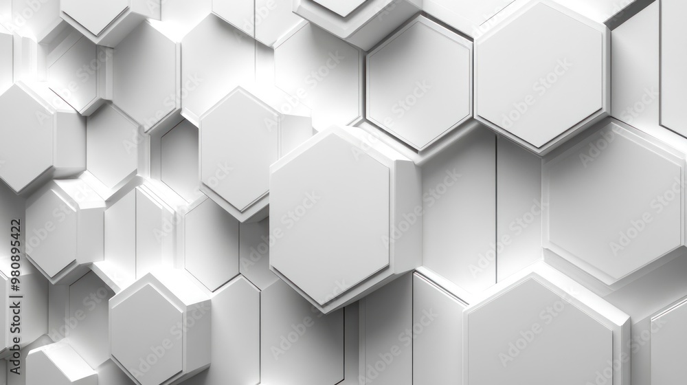 Abstract hexagonal pattern with a modern, clean design. Abstract hexagonal pattern with a modern, clean design.