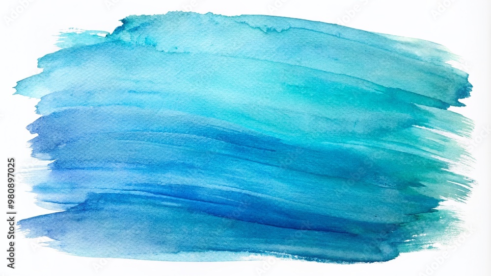 Soft, blended brushstrokes of calming azure, baby blue, and aqua hues flow and merge in a mesmerizing watercolor paint texture, forming a serene abstract wallpaper background. Soft, blended brushstrokes of calming azure, baby blue, and aqua hues flow and merge in a mesmerizing watercolor paint texture, forming a serene abstract wallpaper background.