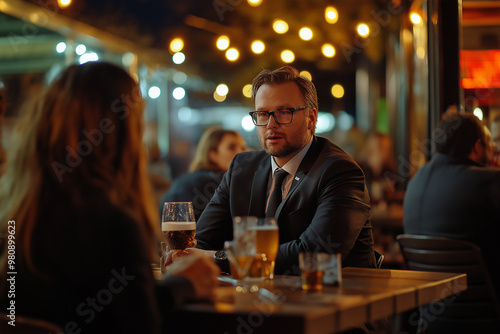 A professional attends a conference to gain industry knowledge and network with peers