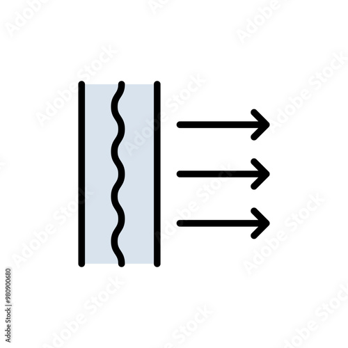 Air Filter Vector Color Icon. Contains such Icons as Purifier. Car air filter. Bacterial filter symbol. Dust particle purify filter layers sign