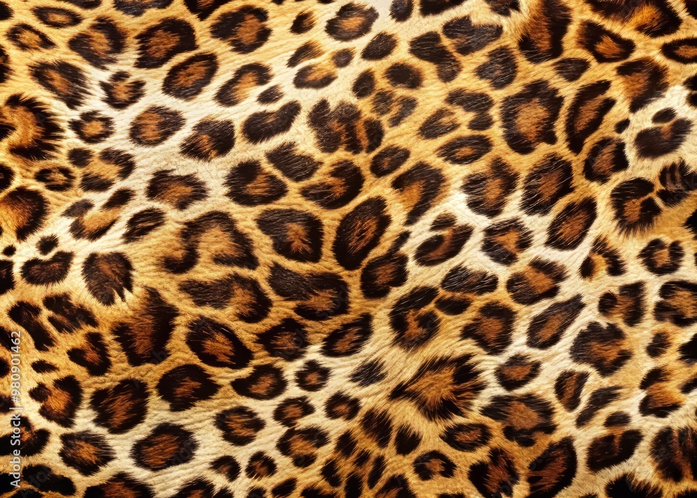 Luxurious exotic animal print pattern is designed to adorn a textured background with a soft, muted velvety nap Luxurious exotic animal print pattern is designed to adorn a textured background with a soft, muted velvety nap