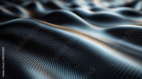 Abstract wavy texture with a smooth, flowing surface.