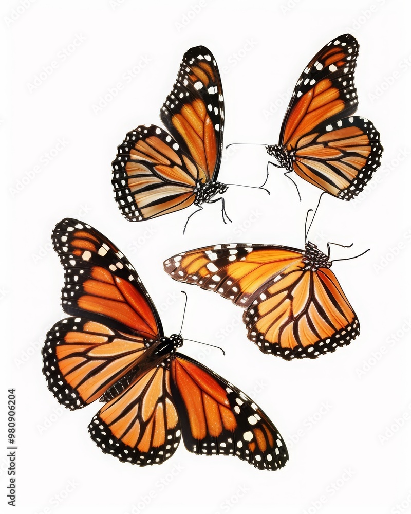 Flying plain tiger butterflies butterfly animal insects, cut-out, png, clipping path Flying plain tiger butterflies butterfly animal insects, cut-out, png, clipping path