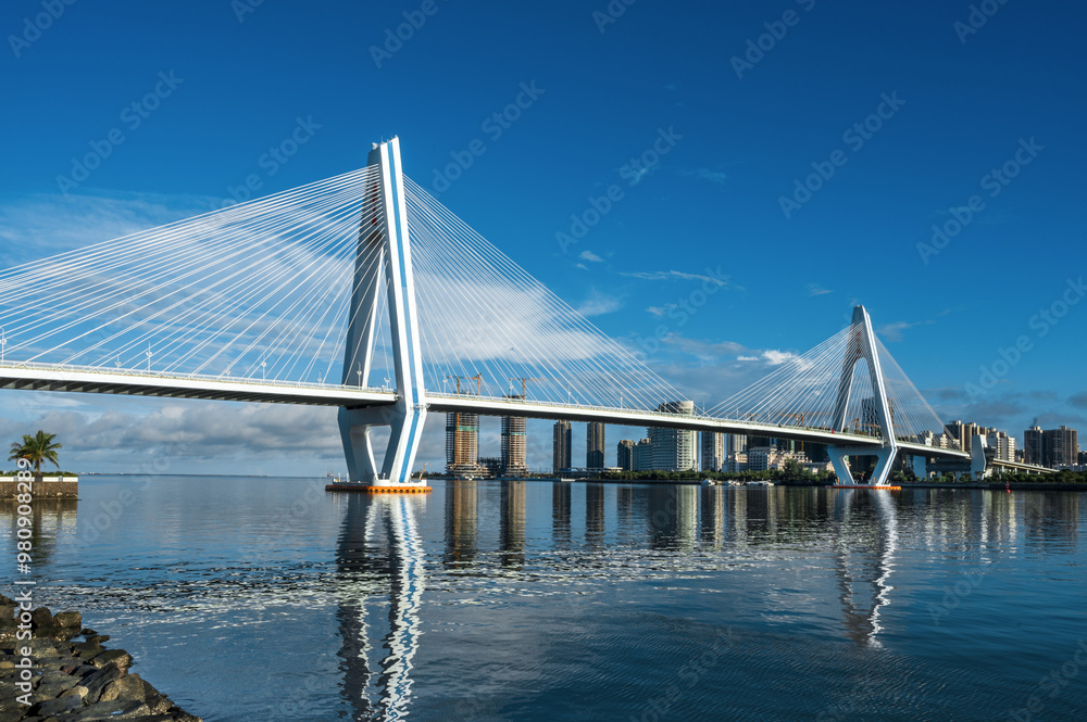 Fototapeta premium bridge over the river