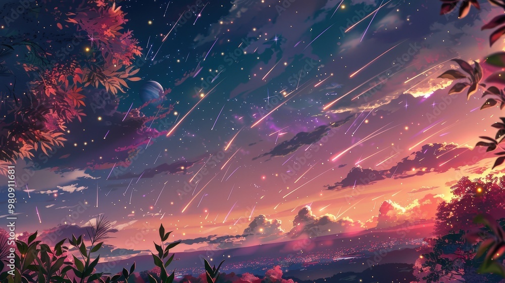 The beauty and mystery of a sky full of shooting stars The beauty and mystery of a sky full of shooting stars