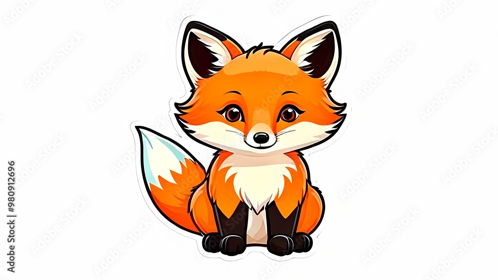 Cute Cartoon Fox Illustration Art Cute Cartoon Fox Illustration Art
