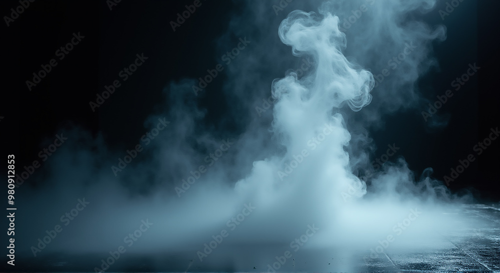 Obraz premium smoke from the water