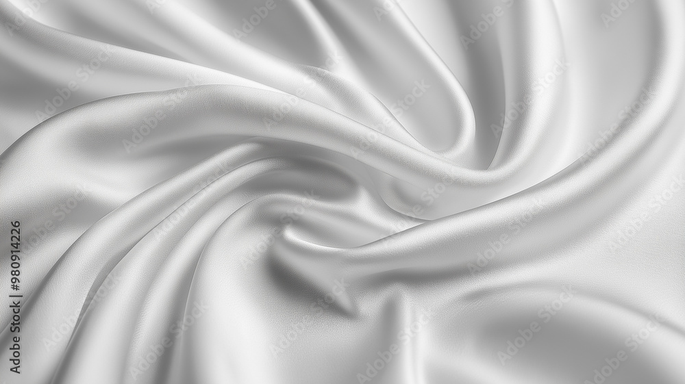 Elegant White Satin Fabric Texture Elegant White Satin Fabric Texture