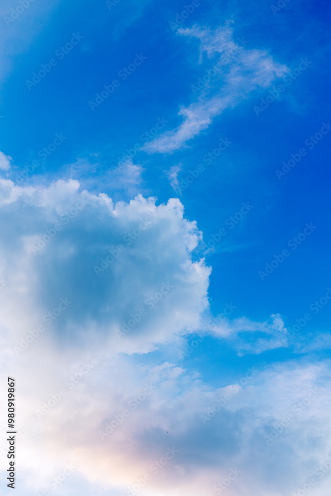 Nice blue sky with white clouds Nice blue sky with white clouds