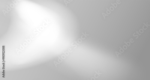 Glare from the sun's rays on the wall. Soft overlay of natural light. Abstract background for product presentation.Natural light layout.