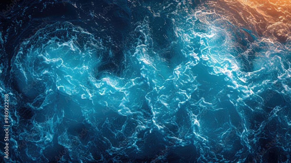 Textured Sea Surface with Small Ripples Textured Sea Surface with Small Ripples