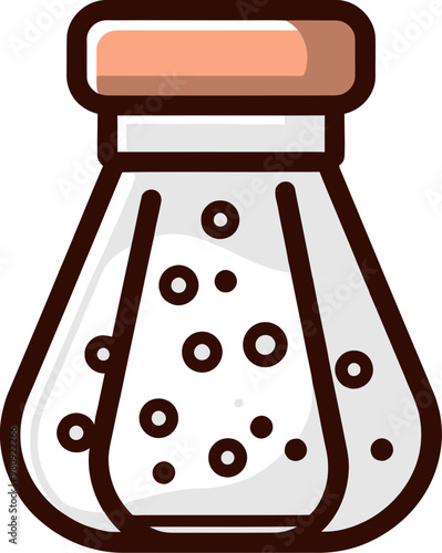 소금통 클립아트 일러스트레이션