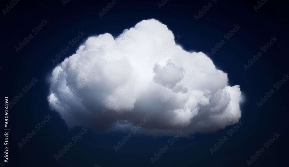 Naklejka premium There is a realistic cloud illustration with a 3D smoke texture, fluffy clouds, and an isolated meteorology illustration with steam, mist, and white smog.