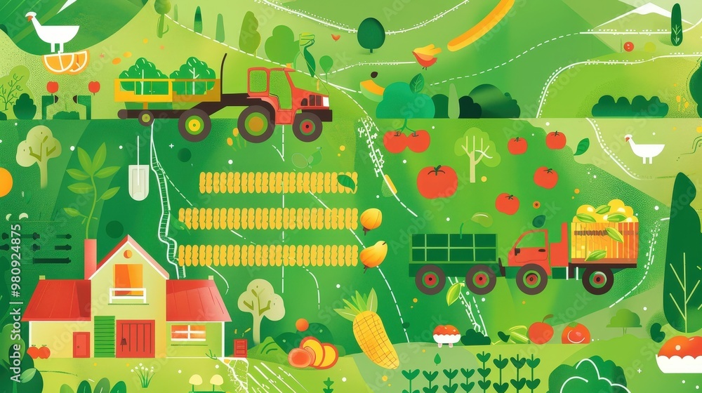 The global food supply chain: From farm to table The global food supply chain: From farm to table