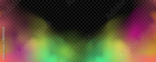 Background of an explosion of colorful smoke clouds.Multicolor fog with blue and yellow particles.Explosions of color powder.