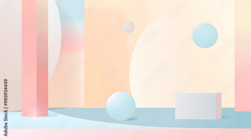 Modern Abstract Pastel Layout Modern Abstract Pastel Layout