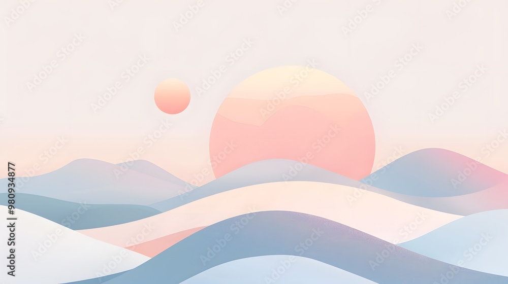 Smooth Pastel Geometric Background Smooth Pastel Geometric Background