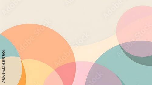 Smooth Pastel Geometric Background