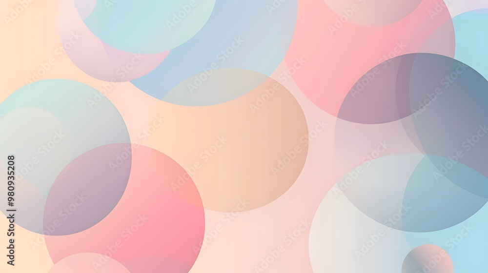 Bright Pastel Geometric Art Bright Pastel Geometric Art
