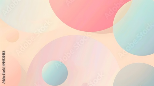 Wallpaper Mural Abstract Minimalist Pastel Design Torontodigital.ca