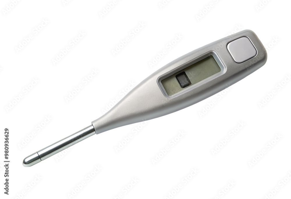 Digital thermometer isolated with transparent background. Digital thermometer isolated with transparent background.