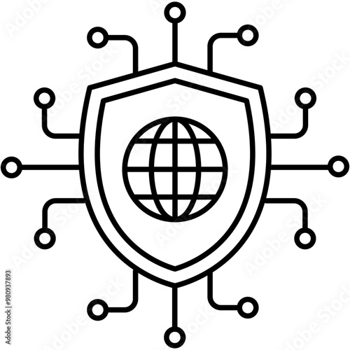 Cyber Security Icon