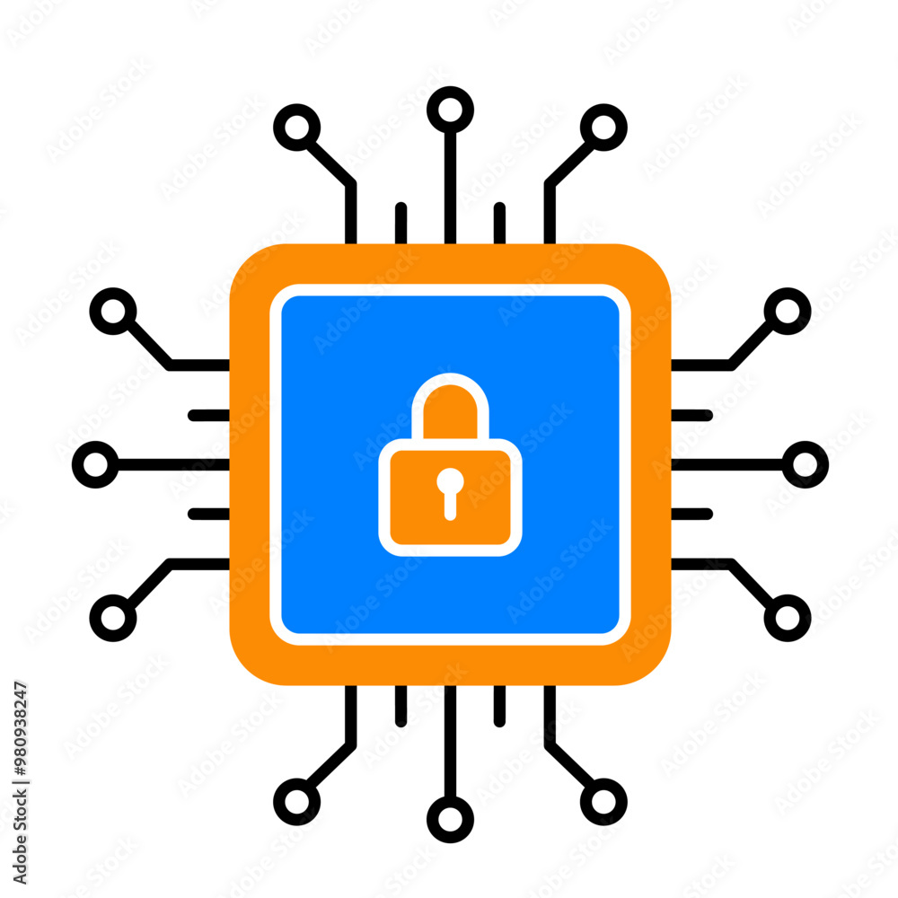 Cyber Security Icon Cyber Security Icon