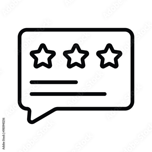 Collect opinions with this feedback icon for user reviews and ratings