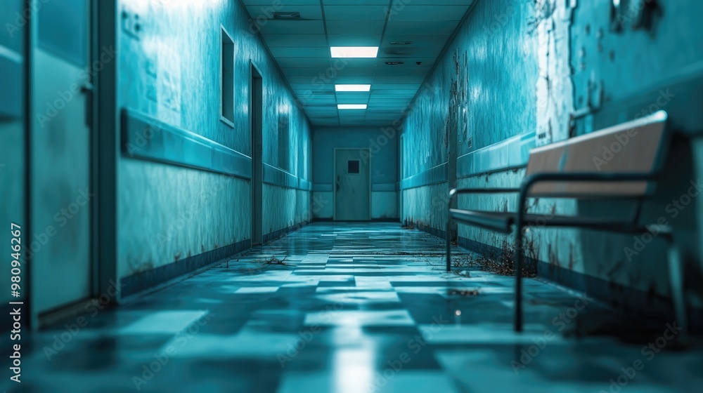 Background Berred, Inside the Hospital Background Berred, Inside the Hospital