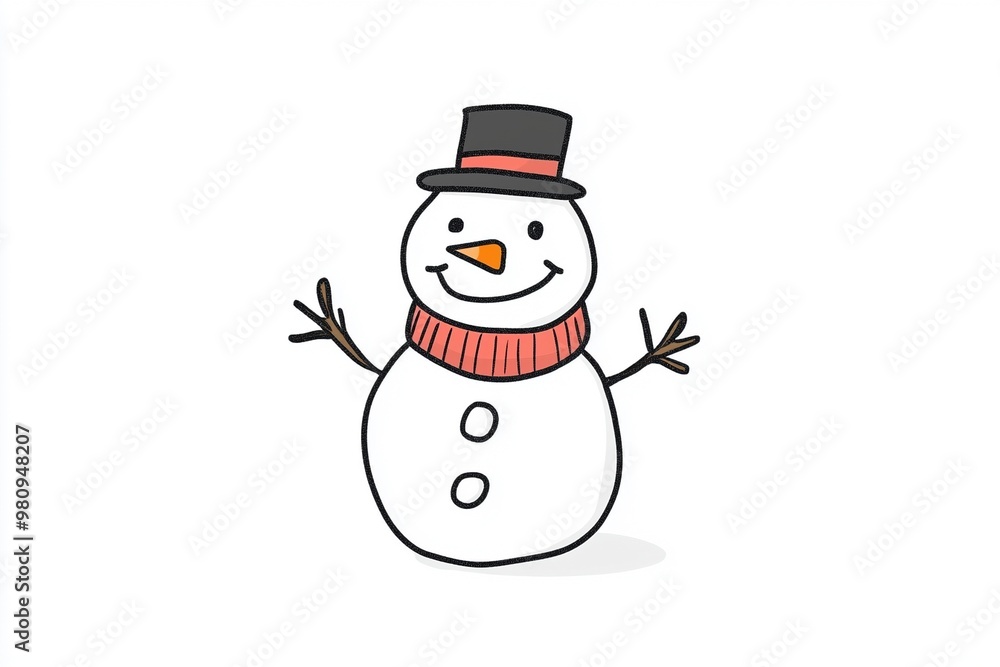 Schneemann Zeichnung Schneemann Zeichnung