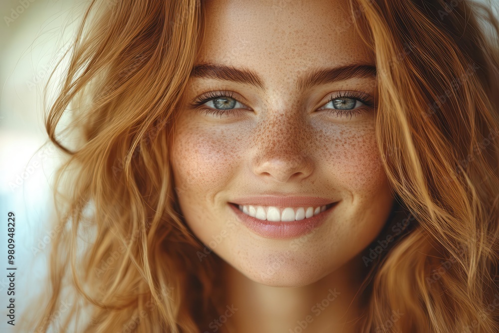 radiant portrait of confident caucasian woman luminous skin and genuine smile soft flattering lighting emphasizes natural beauty and inner glow of health and happiness radiant portrait of confident caucasian woman luminous skin and genuine smile soft flattering lighting emphasizes natural beauty and inner glow of health and happiness