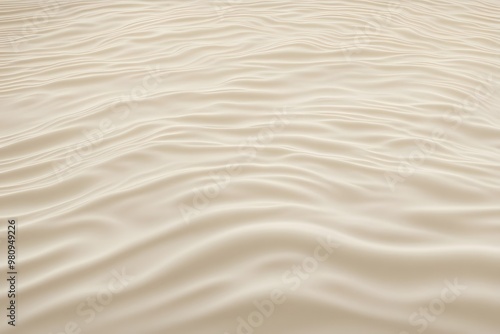 A soft ivory water ripple background creating a light calming effect, AI Generated