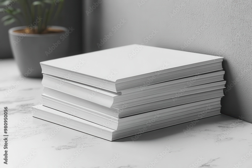 realistic 3d render of blank a4 and a5 magazine mockups clean white covers on a neutral background perfect for showcasing brand designs realistic 3d render of blank a4 and a5 magazine mockups clean white covers on a neutral background perfect for showcasing brand designs