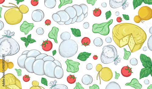 Italian cheese Banner design set. vector illustration