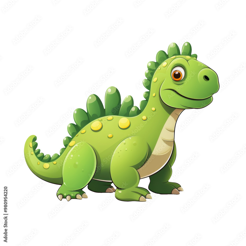 Fototapeta premium Ampelosaurus Clipart Illustration
