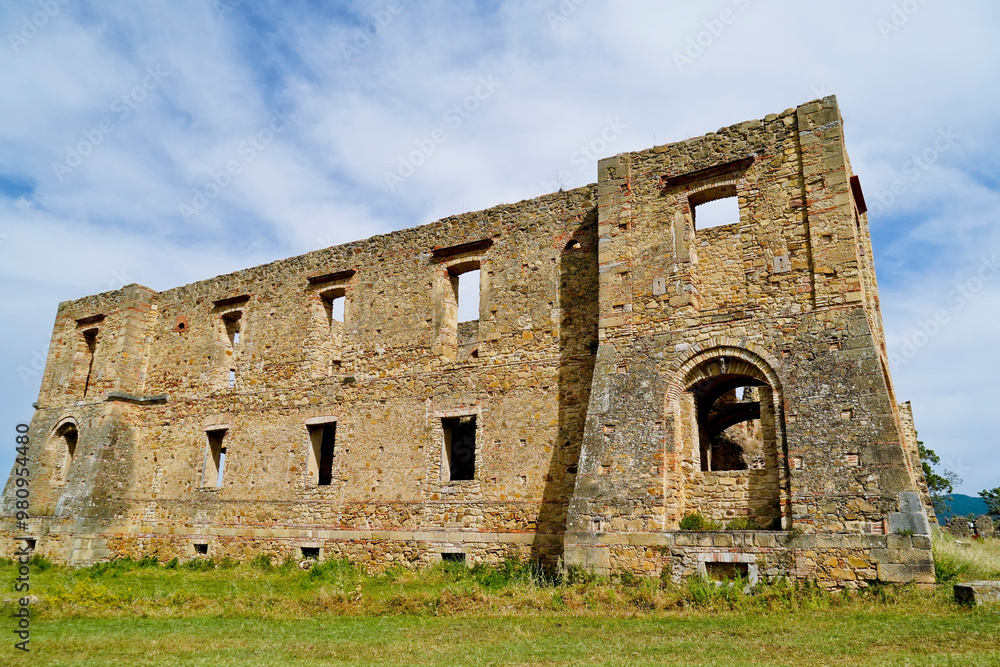 Campomaggiore vecchio, borgo fantasma,Potenza,Basilicata,Italy