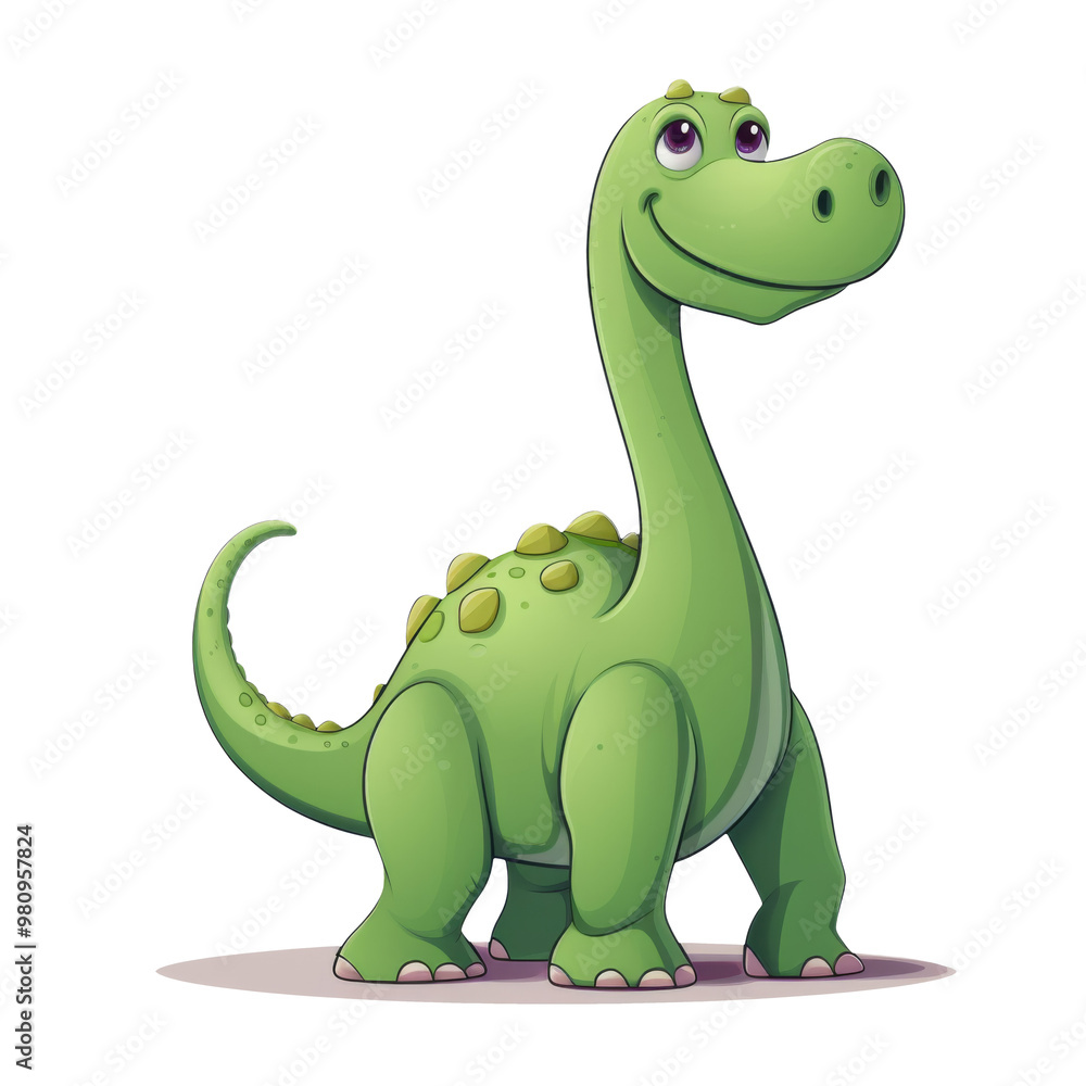 Fototapeta premium Brontosaurus Clipart Illustration