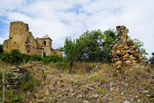 Campomaggiore vecchio, borgo fantasma,Potenza,Basilicata,Italy photo