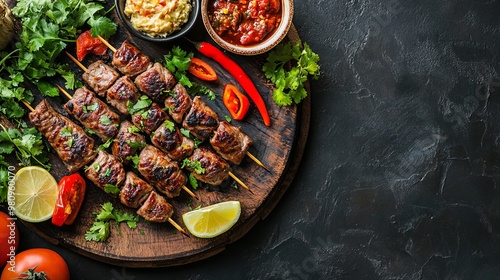 A Cağ Kebab. The most popular Turkish dishes. Marinated lamb cooked on a horizontal rotisserie and sliced off in portions, known for its rich, juicy taste.