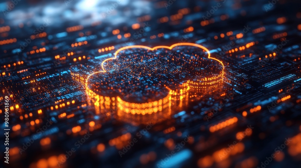 edge computing modern it technology on virtual screen business technology internet and networking concept 3d illustration edge computing modern it technology on virtual screen business technology internet and networking concept 3d illustration
