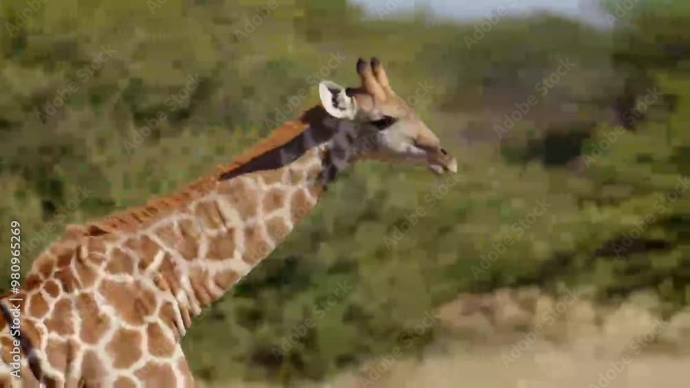 baby giraffe suckles mother in early morning light. Giraffe Giraffa in Kruger National Park, South Africa, Namibia. Amazing scene on safari watching wild animals. Concept of wildlife, nature, africa. baby giraffe suckles mother in early morning light. Giraffe Giraffa in Kruger National Park, South Africa, Namibia. Amazing scene on safari watching wild animals. Concept of wildlife, nature, africa.