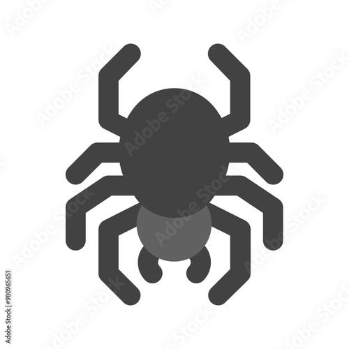 spider flat icon