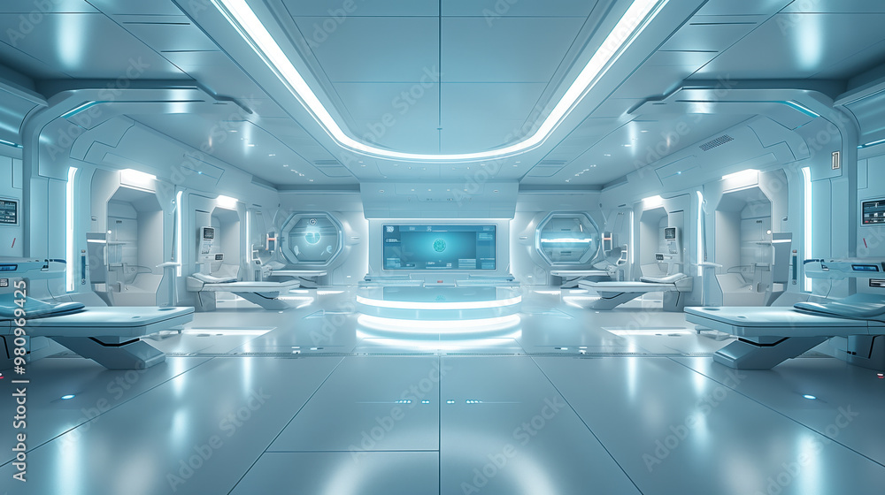 AI laboratory research center laboratory digital art illustration AI laboratory research center laboratory digital art illustration