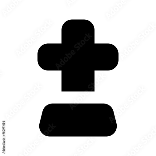 tombstone glyph icon