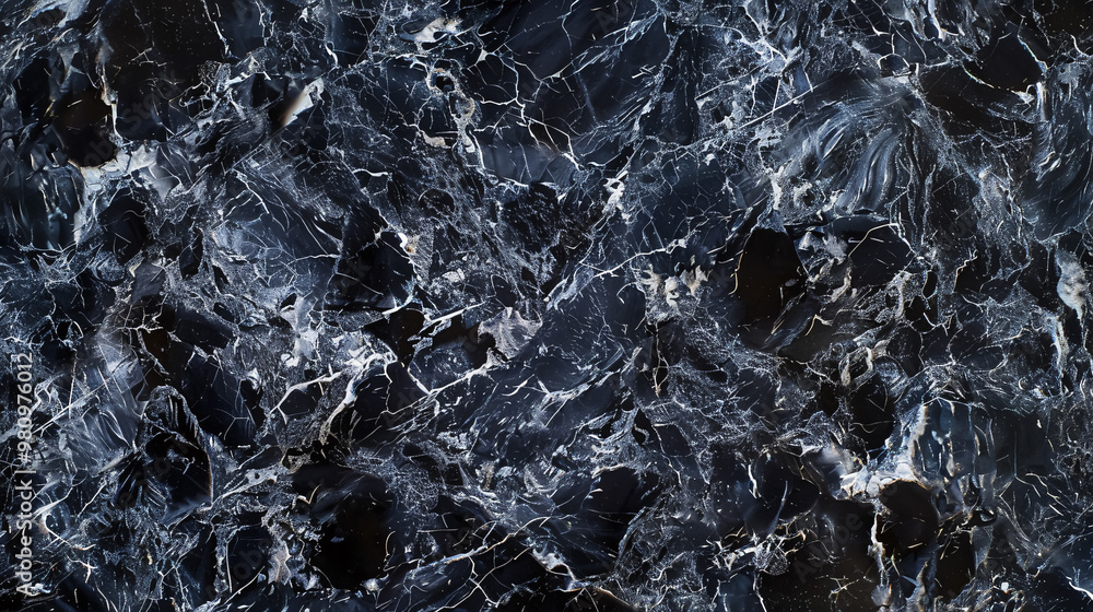 Black marbled surface Black marbled surface