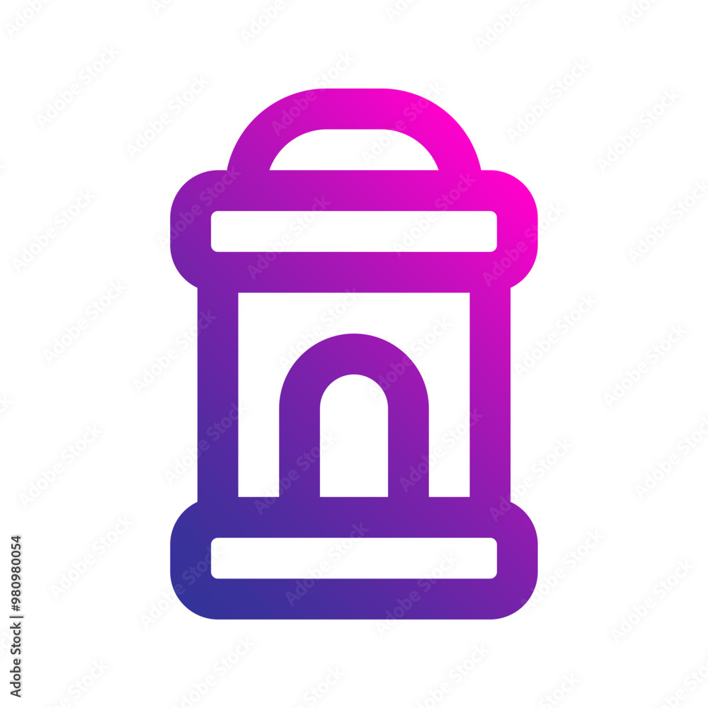 lantern gradient icon lantern gradient icon