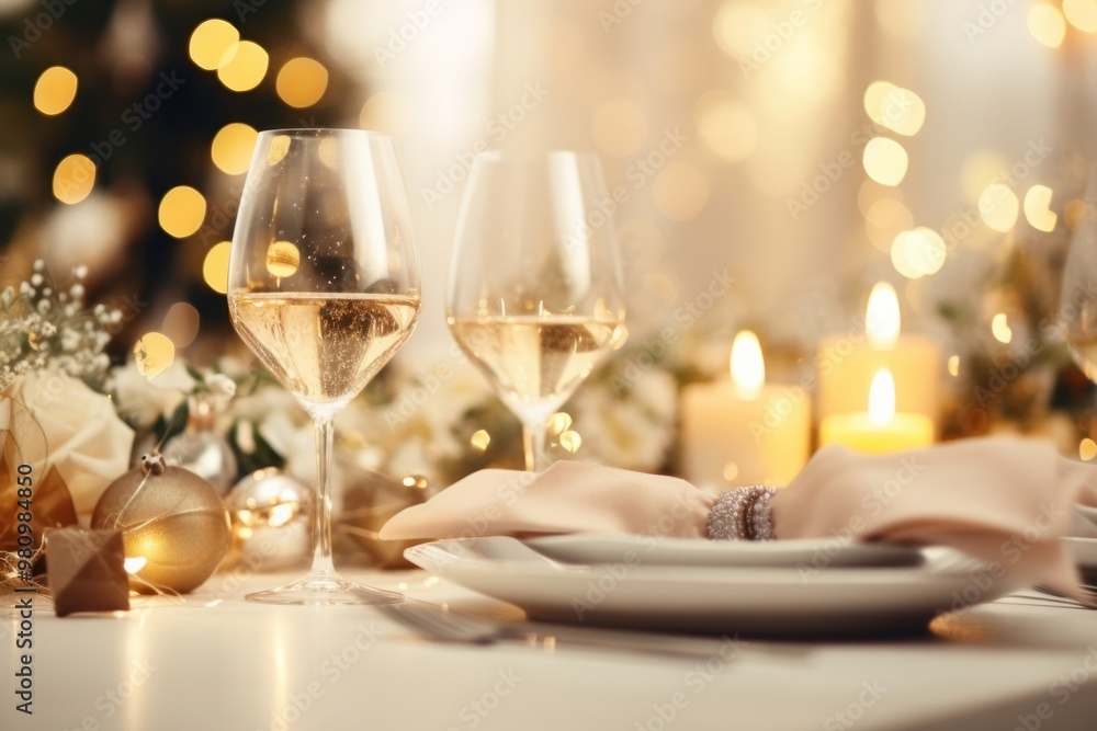 Christmas meal decoration christmas candle. Christmas meal decoration christmas candle.